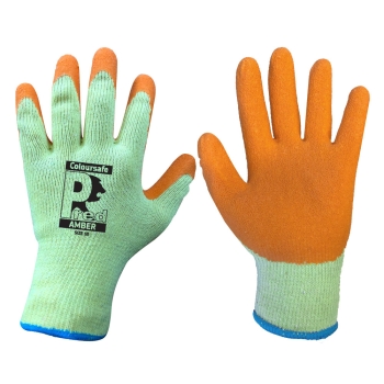Predator Orange Latex Palm Grip Gloves