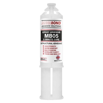 Megabond MB2012 Rapid 5 Minute Cure Epoxy Adhesive 25ml