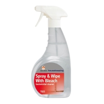 T25 Spray & Wipe with Bleach 750ml & Mildew Cleaner