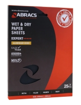 Abracs Wet & Dry Paper, 220 Grit, 25x Pack