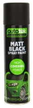 AutoTek Matt Black Paint 500ml