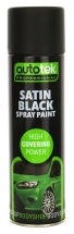 AutoTek Satin Black Paint 500ml