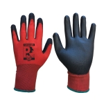 Predator Medium PU Palm Gloves Red/Black Size 8