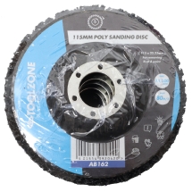 Toolzone KDPAB162 115mm Non-Woven Sanding Flap Disc