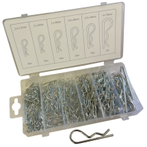 Toolzone KDPHW174 Assorted Box of R clips - 150 Pieces