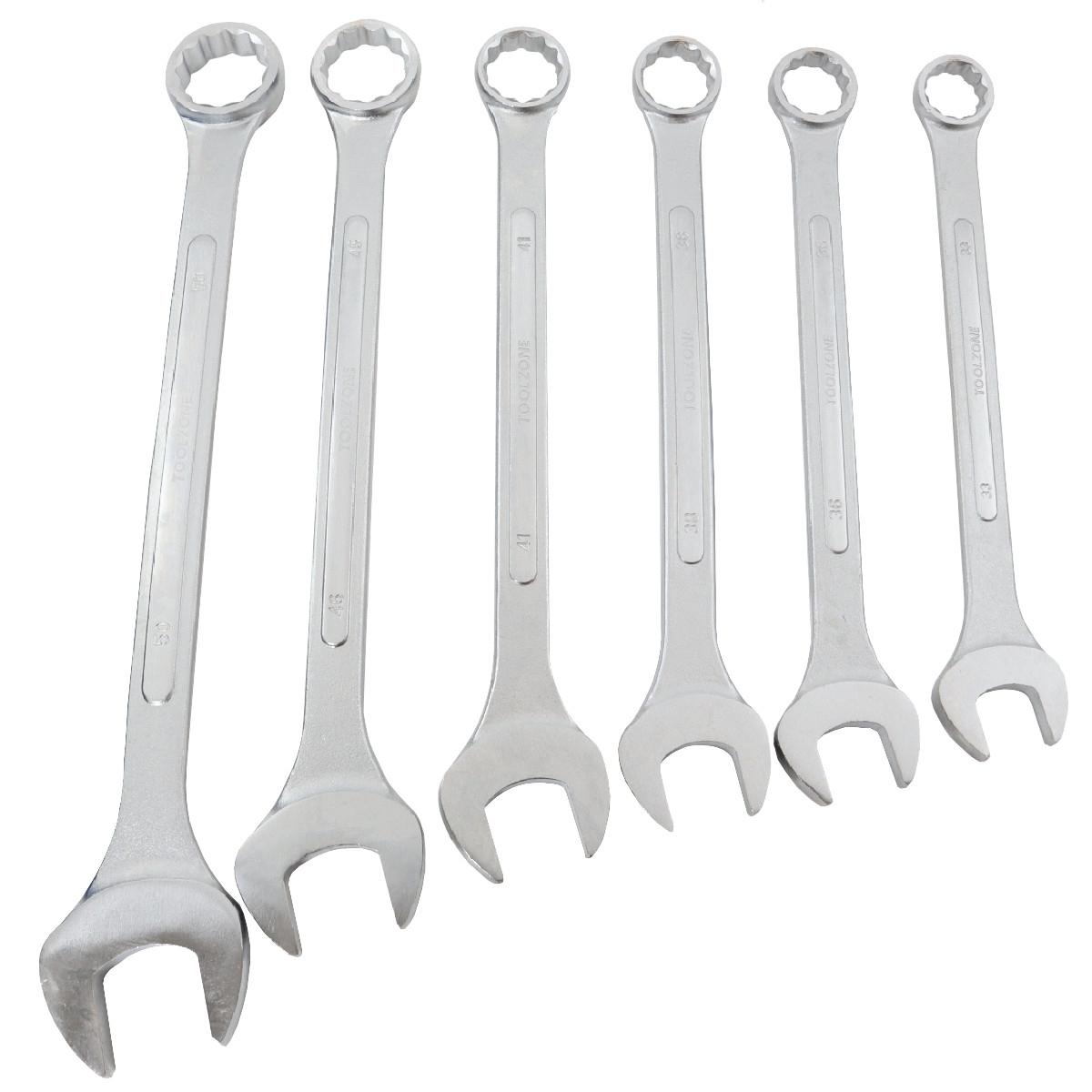 Qualità JUMBO 6 PC combinazione Spanner Set dimensioni 33mm 50mm EXTRA LARGE spanner 