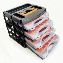 Toolzone TB098 4 Tray Organiser Storage Compartment Set