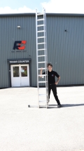 LFI H7DP40 Pro Double Extension Ladder 4M - Max Working Height 7.2M