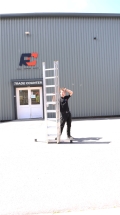 LFI H7TP25 Triple Extension Ladder 2.5M Max Working Height 5.8M