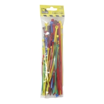 Newsome CTA06 Assorted Sized Coloured Cable Ties (75)