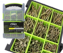 Wood Screw Assortment Perry Pro 1000 Pozi Screws and Carry Case