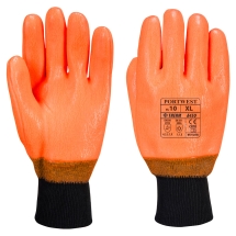 Portwest PORA450ORRXL Weatherproof Hi-Vis Glove XL(10)