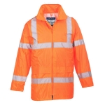 PORTWEST Hi-Vis Rain Jacket XL R Orange