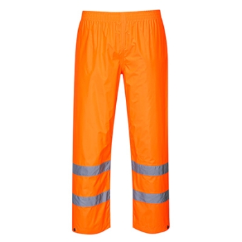 Portwest Hi-Vis Rain Trousers Large R Orange