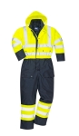 S485 Yellow & Navy Contrast Winter Coverall - XXL