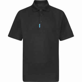Portwest WX3 Polo Shirt Black Medium