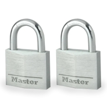 Master Lock MLK9130TAluminium padlocks 2x30mm Keyed Alike