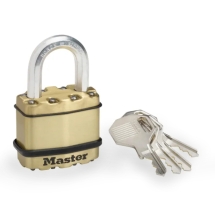 Master Lock MLKM1B Excell brass Finish padlock 45mm