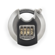 Master Lock MLKM40NUM Excell Discus 4-Digit Combination padlock 70mm