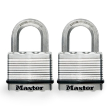 Master Lock MLKM5T Excell Laminated Steel padlocks 2x50mm Keyed Alike