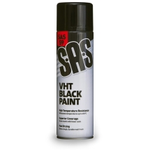 S.A.S VHT Paint Black 500ml Aerosol